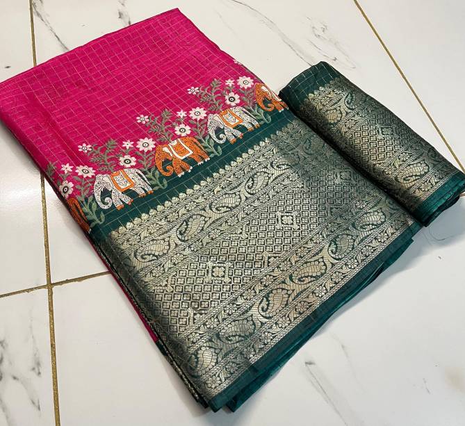 Hathi By Wow Designer Dola Silk Sarees Wholesale Shop In Surat